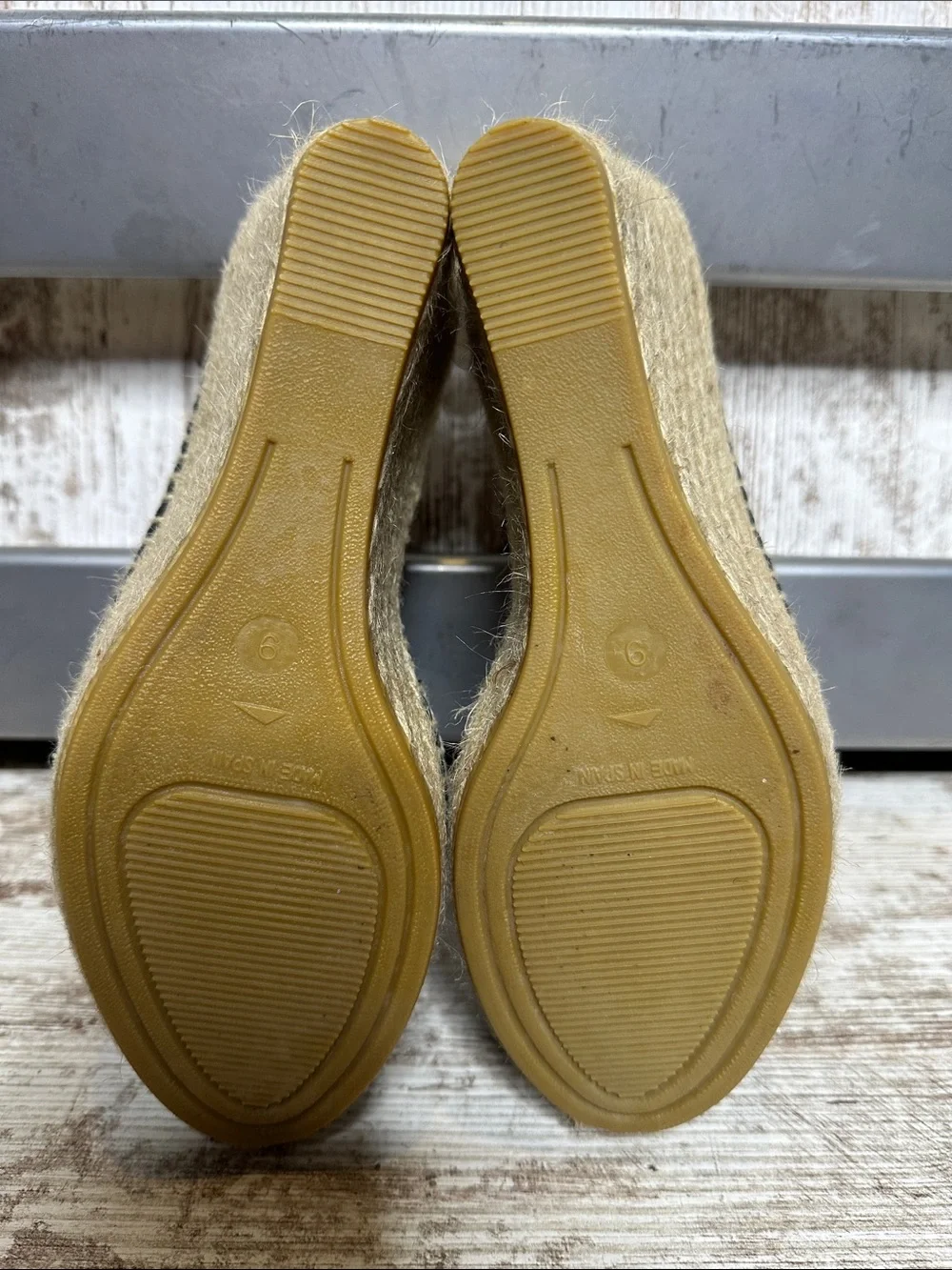 Andre Assous Catarina Espadrille Platform Wedge Sandal Women’s Sz 9